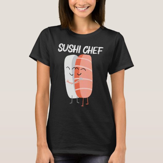 Cute Sushi For Men Women Japanese Cuisine Food   T-shirt (Voorkant)