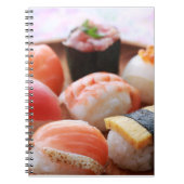 Cute Sushi Harmony – Soft Notebook by SUSHIMI Notitieboek (Voorkant)