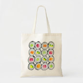 Cute sushi illustratie kunst tote bag (Voorkant)