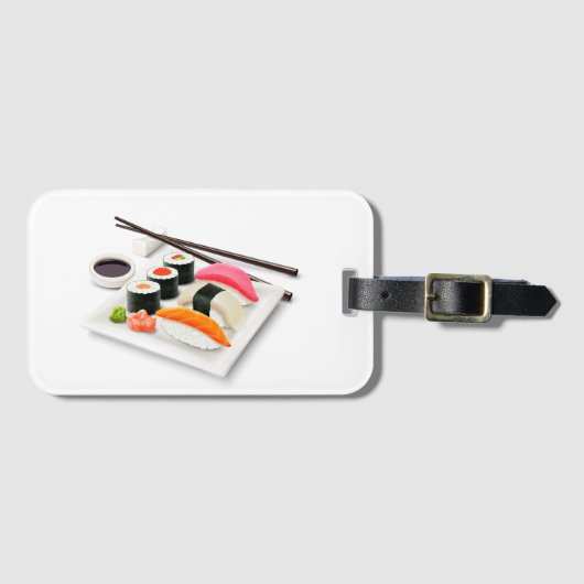 Cute sushi Japans eten Bagagelabel (Voorkant (horizontaal))