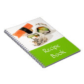 Cute sushi Japans eten Notitieboek (Rechterzijde)