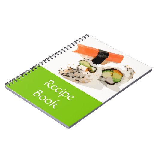 Cute sushi Japans eten Notitieboek (Linkerzijde)
