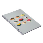 Cute Sushi Notitieboek (Rechterzijde)