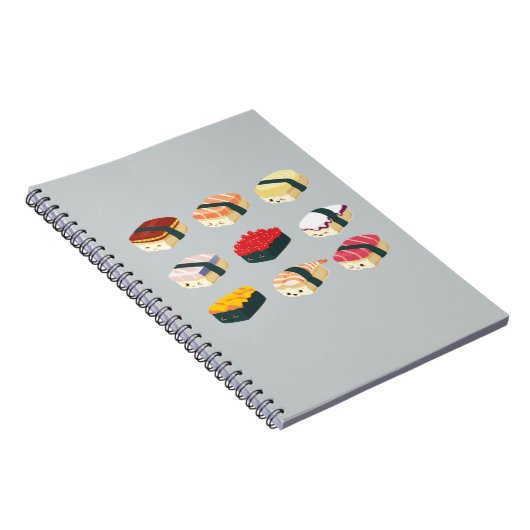 Cute Sushi Notitieboek (Rechterzijde)
