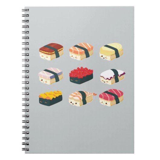 Cute Sushi Notitieboek (Voorkant)