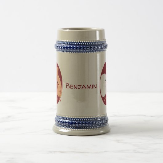 Cute sushi rice prawn Vrienden cartoon Bierpul (Center)