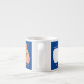 Cute sushi rice prawn Vrienden cartoon Espresso Kop (Achterkant)