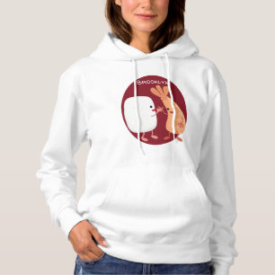 Cute sushi rice prawn Vrienden cartoon Hoodie