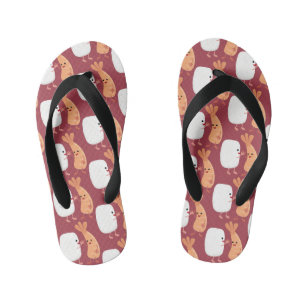 Cute sushi rice prawn Vrienden cartoon Kinder Teenslippers