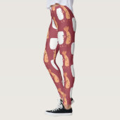 Cute sushi rice prawn Vrienden cartoon Leggings (Links)