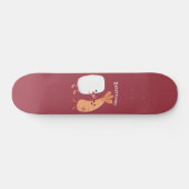 Cute sushi rice prawn Vrienden cartoon Persoonlijk Skateboard (Horizontaal)