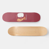 Cute sushi rice prawn Vrienden cartoon Persoonlijk Skateboard (Horizontaal)