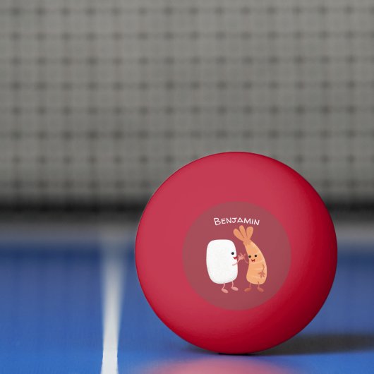 Cute sushi rice prawn Vrienden cartoon Pingpongbal (Net)