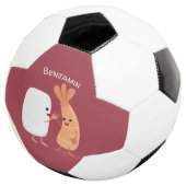 Cute sushi rice prawn Vrienden cartoon Voetbal (Drie kwart)