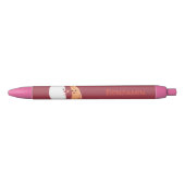 Cute sushi rice prawn Vrienden cartoon Zwarte Inkt Pen (Voorkant)