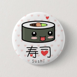 Cute Sushi Ronde Button 5,7 Cm