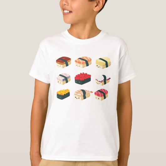 Cute Sushi T-shirt (Voorkant)