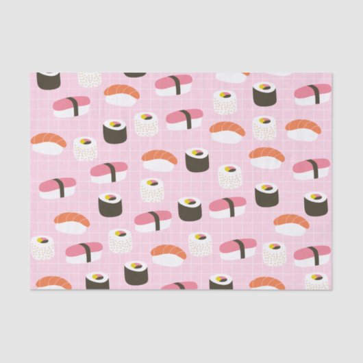 Cute Sushi Tissue Paper Tissuepapier (Voorkant)