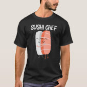 Cute sushi voor mannen Japans keukenvoedsel 1 T-shirt (Voorkant)