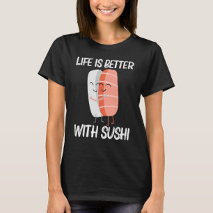 Cute Sushi voor mannen Japans keukenvoedsel T-shirt