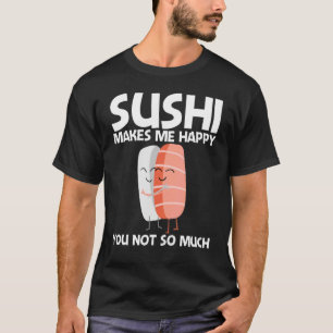 Cute Sushi voor mannen Japans keukenvoedsel T-shirt