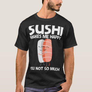 Cute Sushi voor mannen Japans keukenvoedsel T-shirt