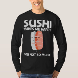 Cute Sushi voor mannen Japans keukenvoedsel T-shirt