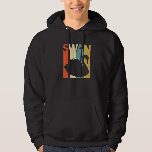 Cute Swan Animal Hoodie (Voorkant)
