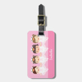 Cute Swan Ballet Ballerina voor meisjes Bagagelabel (Voorkant verticaal)