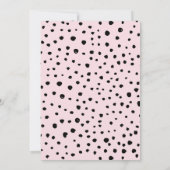 Cute swan verjaardagsfeestje kaart (Achterkant)