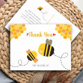 Cute Sweet Bee Baby shower Hartelijk dank voor uw  Briefkaart