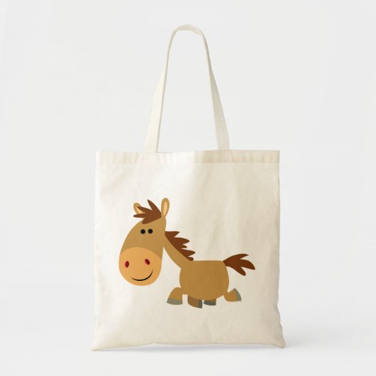 Cute Sweet Cartoon Horse Bag Tote Bag (Voorkant)