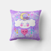 Cute Sweet Dreams Cutie Pie Kawaii Sierkussen (Achterkant)