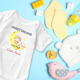 Cute Sweet Dreams Little Baby Girl Custom Romper