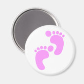 Cute Sweet Footstep Funny Shirt Magneet (Voorkant / Achterkant)