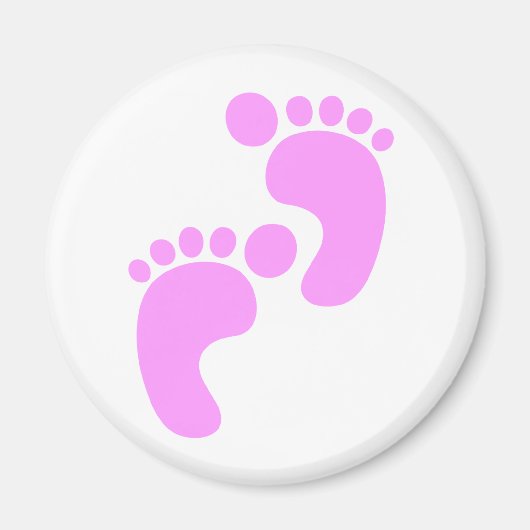Cute Sweet Footstep Funny Shirt Magneet (Voorkant)
