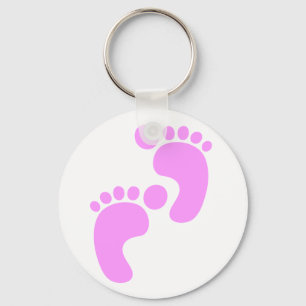 Cute Sweet Footstep Funny Shirt Sleutelhanger