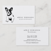 Cute Sweet French Bulldog Puppy Visitekaartje (Voorkant / Achterkant)