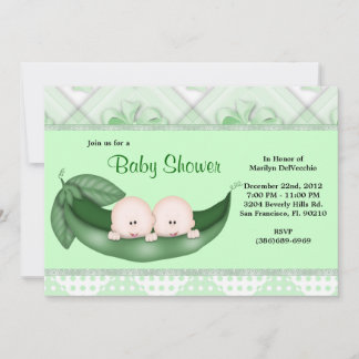 CUTE Sweet Green Baby shower Kaart