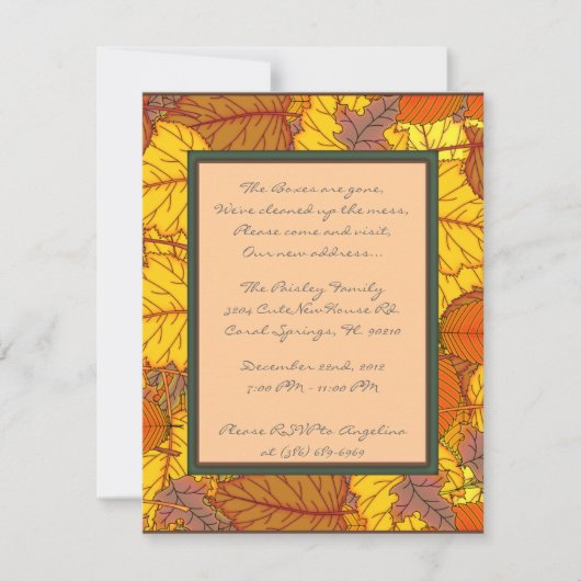 CUTE Sweet House Warming Party nodigt uit Kaart (Voorkant)