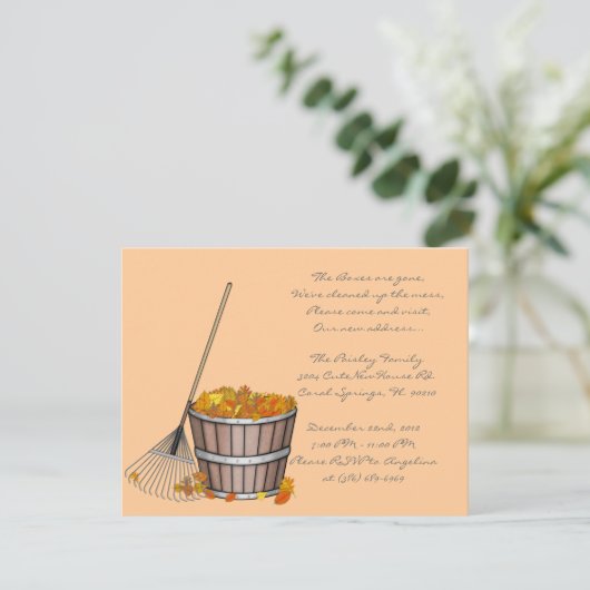 CUTE Sweet House Warming Party nodigt uit Kaart (Staand voorkant)