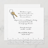 CUTE Sweet House Warming Party nodigt uit Kaart (Voorkant / Achterkant)