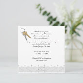 CUTE Sweet House Warming Party nodigt uit Kaart (Staand voorkant)