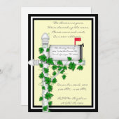 CUTE Sweet House Warming Party nodigt uit Kaart (Voorkant / Achterkant)