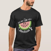 Cute Sweet: "Je bent er een in een meloen"-Canvas T-shirt (Voorkant)