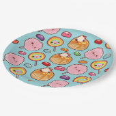 Cute Sweet Kawaii-behandelingen Papieren Bordje (Gekanteld)