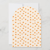 Cute Sweet Little Pumpkin Fall Baby Shower Kaart (Achterkant)