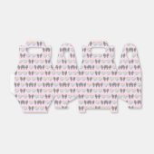  cute sweet rainbow hearts pastel gradient pattern bedankdoosjes (Uitgevouwen)