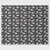 Cute Sweet Shark Cartoon Fun Gift Birthday Cadeaupapier (Vlak)