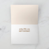 Cute Sweet Sheep Birthday Kaart (Binnen)